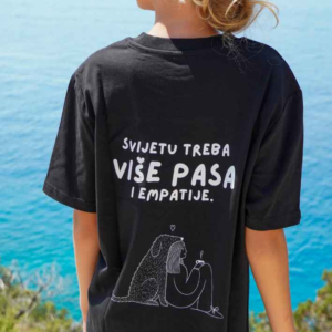 Bentastic majica "Svijetu treba više pasa i empatije"